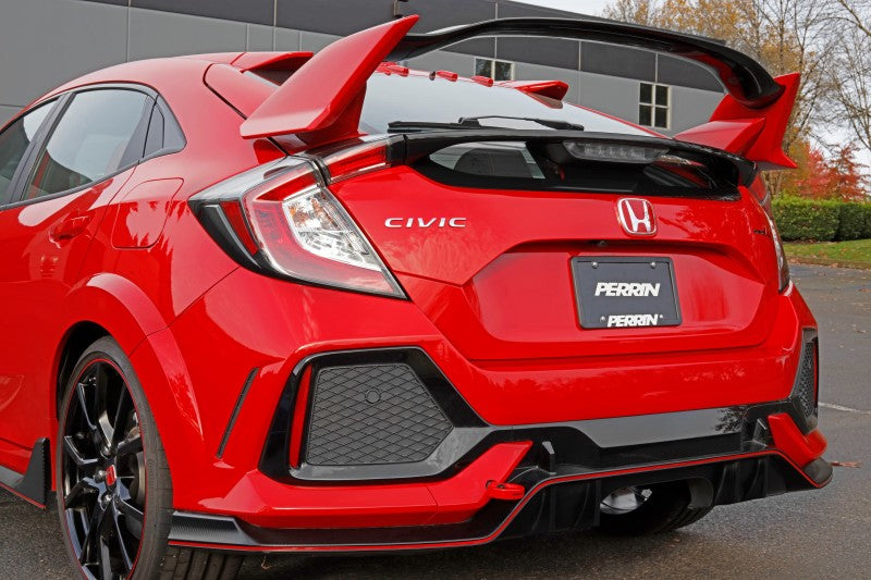 Perrin 10th Gen Civic SI/Type-R/Hatchback Tow Hook Kit (Rear) - Red-thumbmail-10