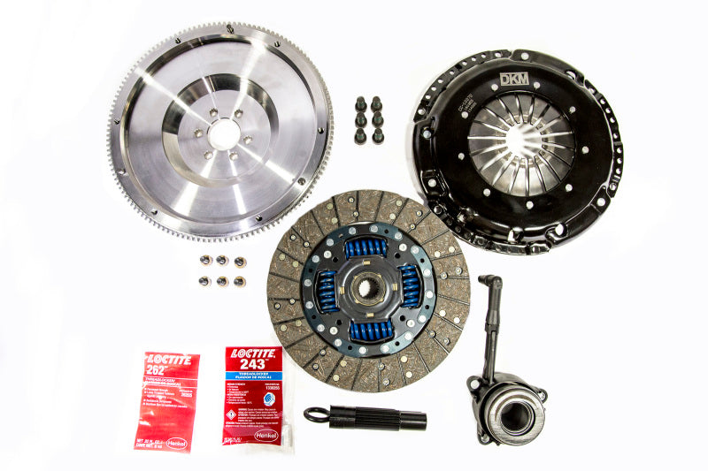 DKM Clutch 2.0 VW/Audi A3 FSI 6 Bolt Sprung Organic MB Clutch w/Steel Flywheel (440 ft/lbs Torque)-thumbmail-3