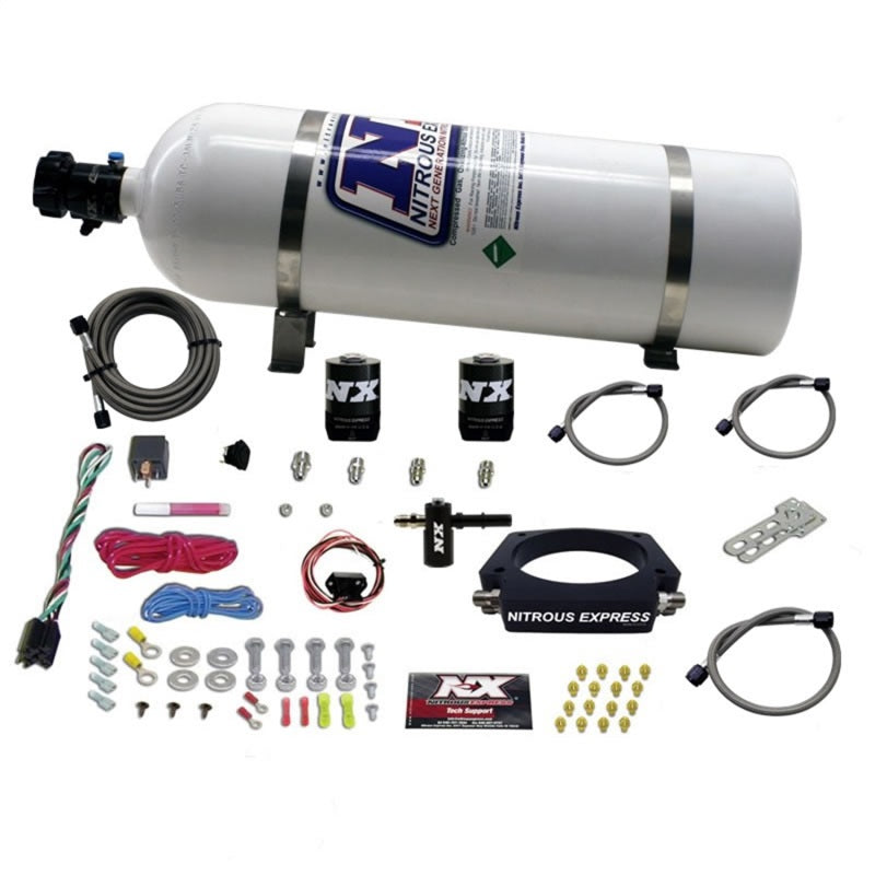 Nitrous Express 2014+ Chevrolet Corvette C7 Nitrous Plate Kit (50-300HP) w/15lb Bottle-thumbmail-2