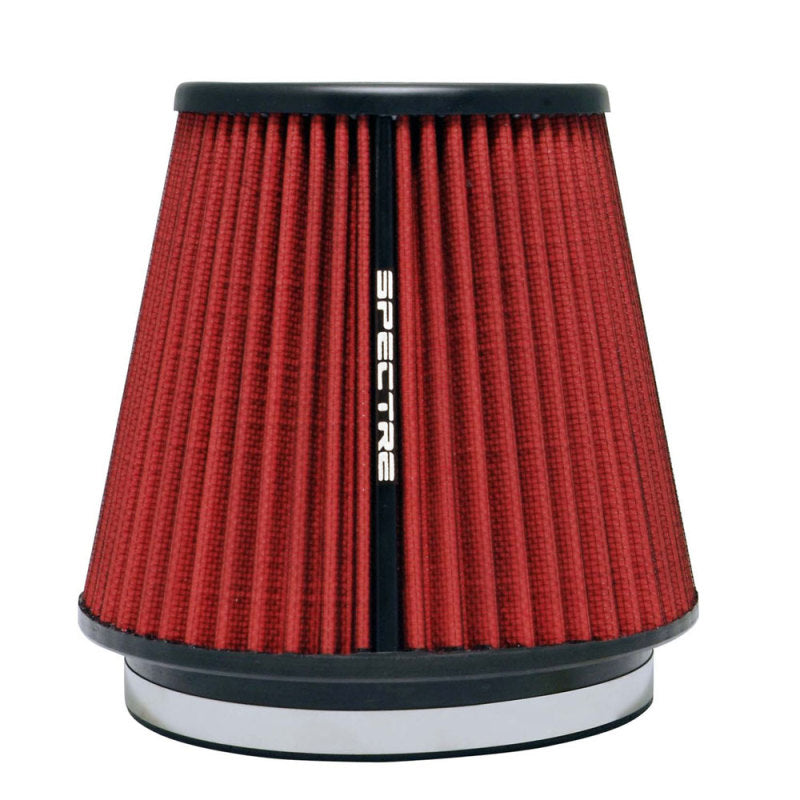 Spectre HPR Conical Air Filter 6in. Flange ID / 7.313in. Base OD / 7in. Tall - Red-thumbmail-2
