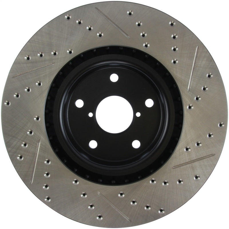 StopTech 05-10 Subaru Impreza WRX/STi Slotted & Drilled Right Front Rotor-thumbmail-14
