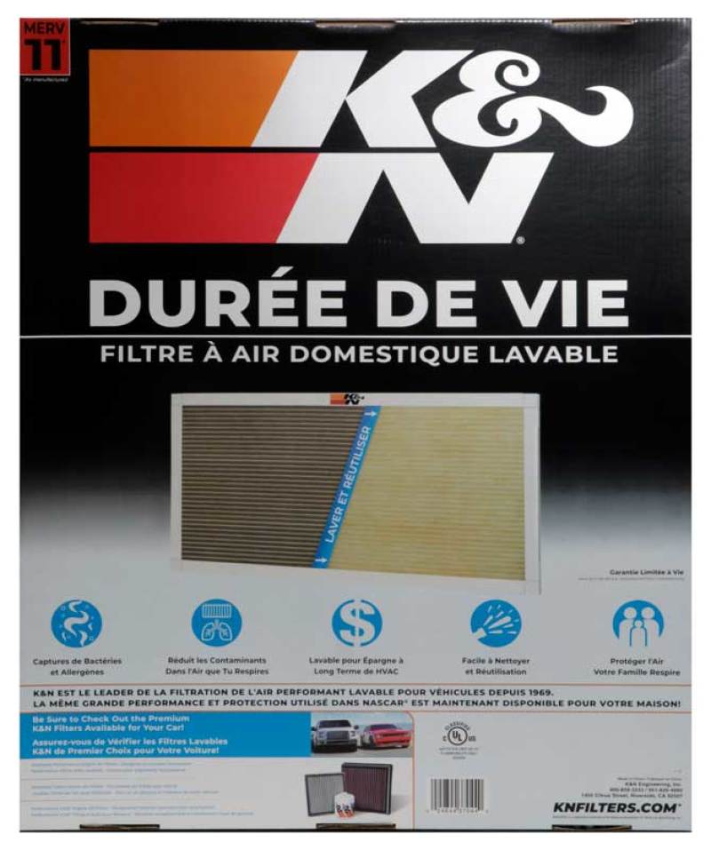 K&N HVAC Filter - 20 x 25 x 1-thumbmail-12