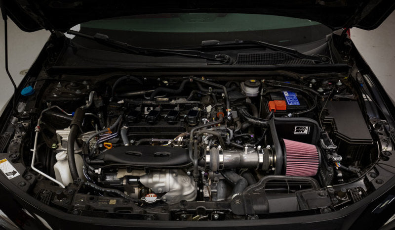 K&N 2022 Honda Civic 1.5L Turbo L4 Silver Typhoon Intake-thumbmail-6