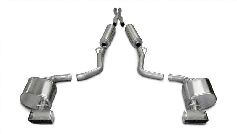 Corsa 09-10 Dodge Challenger R/T 5.7L V8 Auto Polished Xtreme Cat-Back Exhaust-thumbmail-2