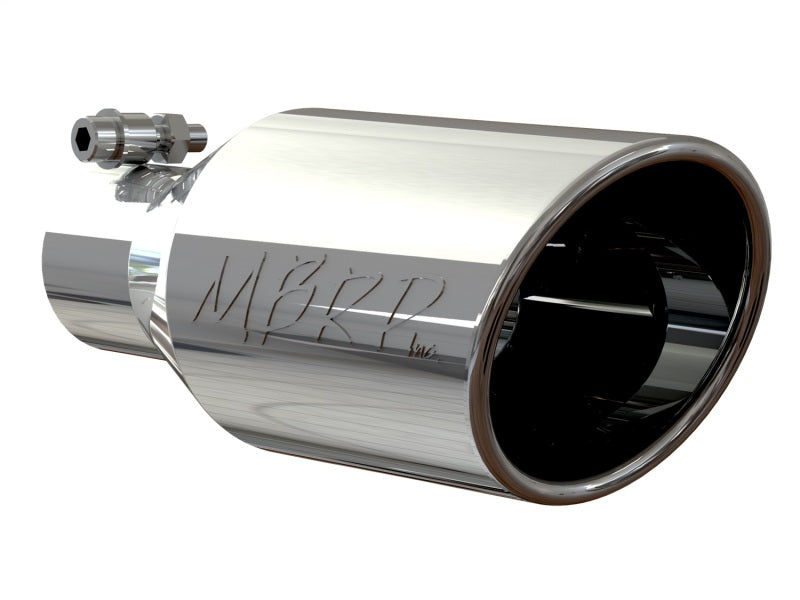 MBRP Universal Tip 4.5 O.D. Angle Rolled End 2.5 Inlet 11in Length - T304-thumbmail-2