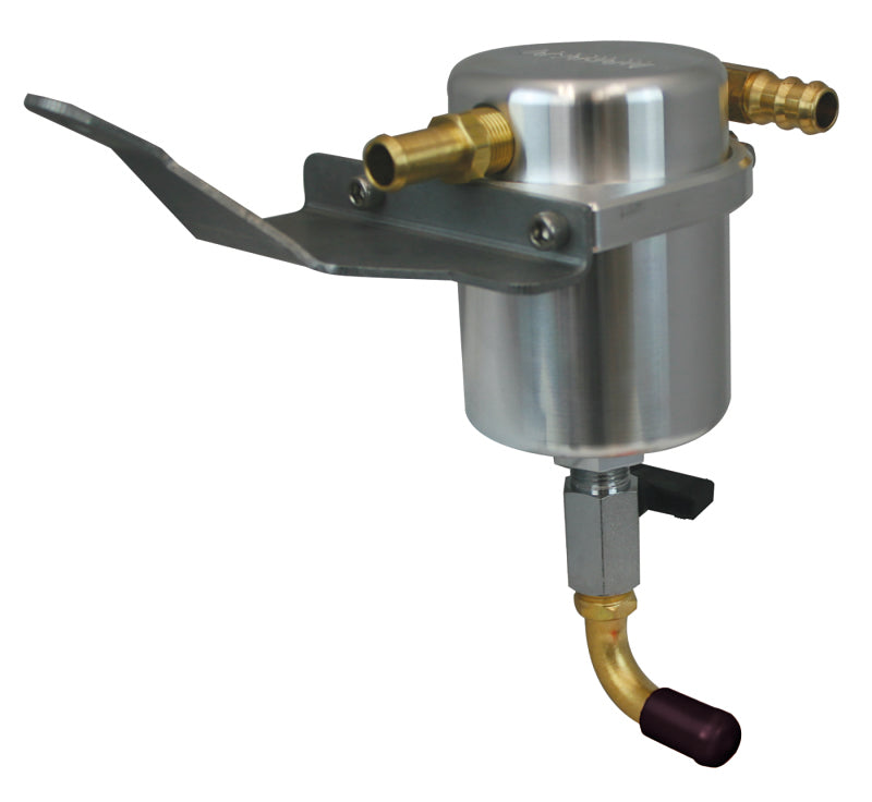 Moroso 07-11 Jeep 3.8L JK Air/Oil Separator Catch Can - Large Body - Billet Aluminum-thumbmail-1