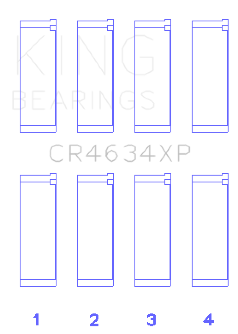 King Hyundai G4KF (Size +0.50) Connecting Rod Bearing Set-thumbmail-2