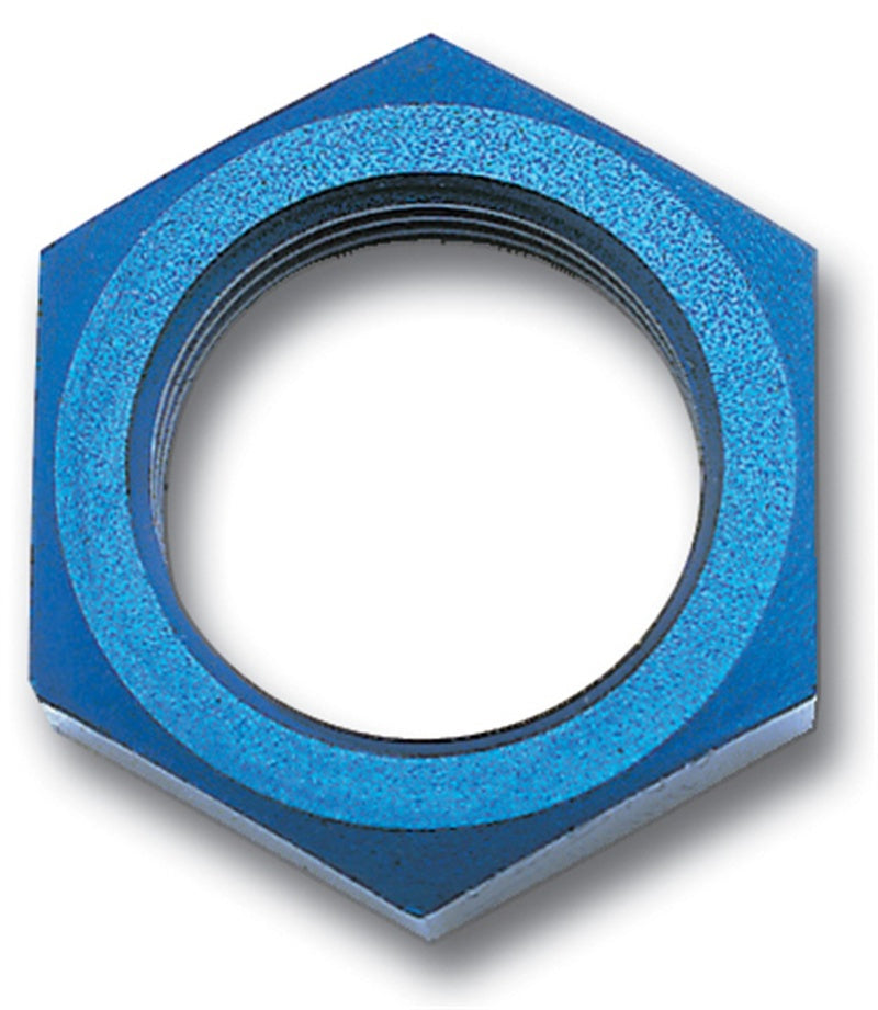 Russell Performance -8 AN Bulkhead Nuts 3/4in -16 Thread Size (Blue)-thumbmail-4