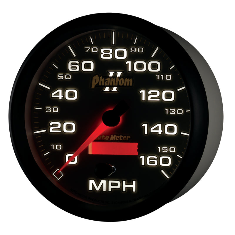 Autometer Phantom II 5in Electrical Programmable Speedometer 150MPH-thumbmail-6
