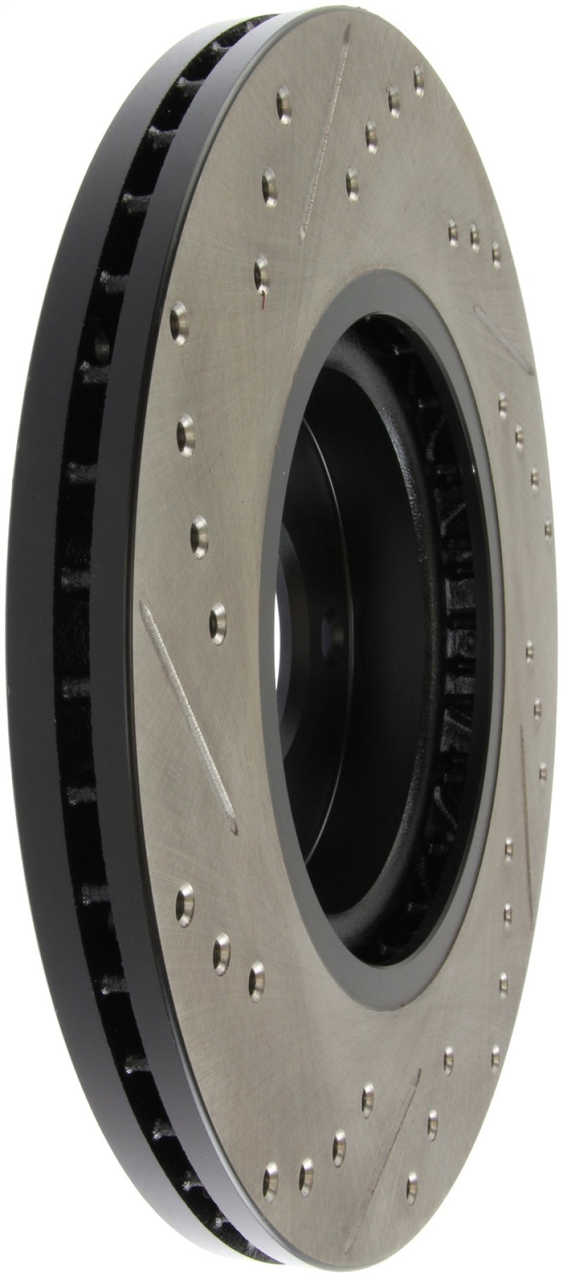StopTech 06-07 350Z / 05-07 G35 exp Sport/ 06-07 G35X SportStop Slotted & Drilled Front Left Rotor-thumbmail-15