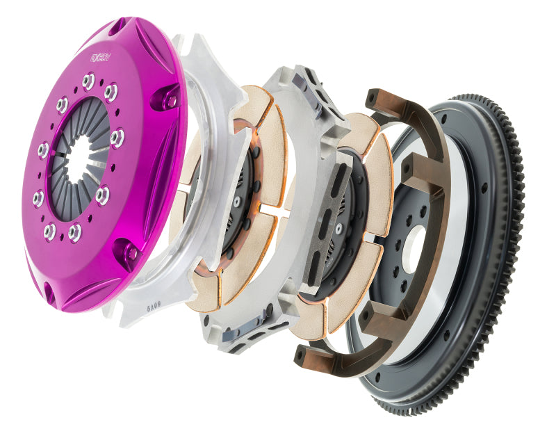 Exedy 1989-1994 Nissan 240SX Hyper Twin Cerametallic Clutch Sprung Center Disc Push Type Cover-thumbmail-7