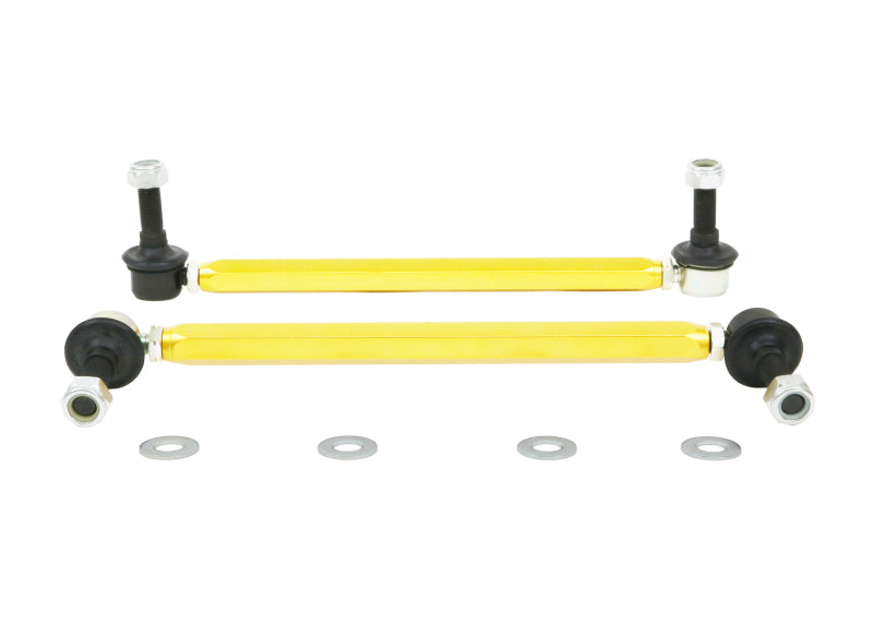 Whiteline 18-19 Kia Stinger Front Sway Bar Link Assembly Heavy Duty Adjustable Steel Ball-thumbmail-3