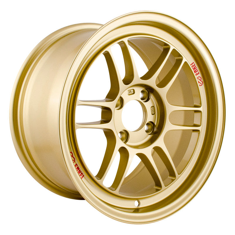 Enkei RPF1 15x8 4x100 28mm Offset 75mm Bore Gold Wheel-thumbmail-3