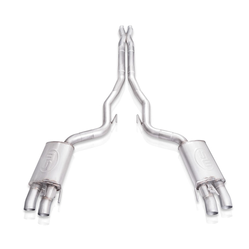 Stainless Works 2015+ Ford Shelby GT350 Redline Factory Connect X-Pipe Catback Exhaust w/Valves-thumbmail-1