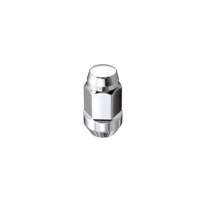 McGard Hex Lug Nut (Cone Seat Bulge Style) M14X1.5 / 22mm Hex / 1.635in. Length (4-Pack) - Chrome-thumbmail-4