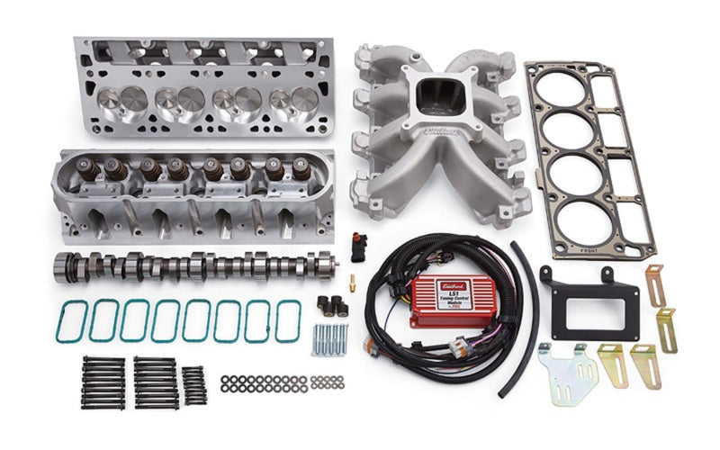 Edelbrock Power Package Top End Kit Victor Jr Series Chevrolet 1997-2004 5 7L LS1-thumbmail-2