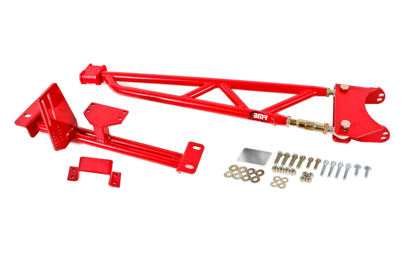 BMR 93-02 F-Body w/o DSL Torque Arm Tunnel Mount (For Stock Exhaust) - Red-thumbmail-2