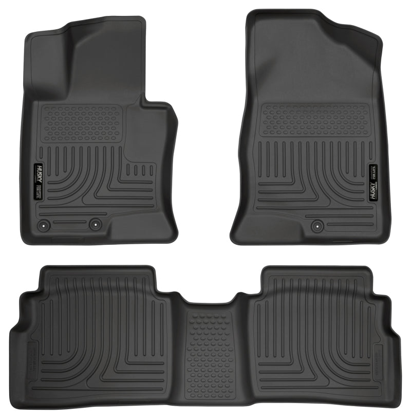 Husky Liners 11-12 Hyundai Sonata WeatherBeater Combo Black Floor Liners-thumbmail-2