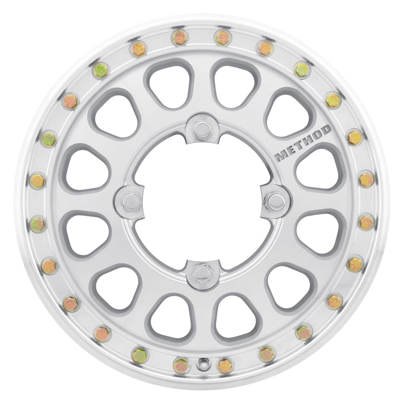Method MR401-R UTV Beadlock 15x5 / 5+0/43mm Offset / 4x156 / 127mm CB Machined - Raw Wheel-thumbmail-2
