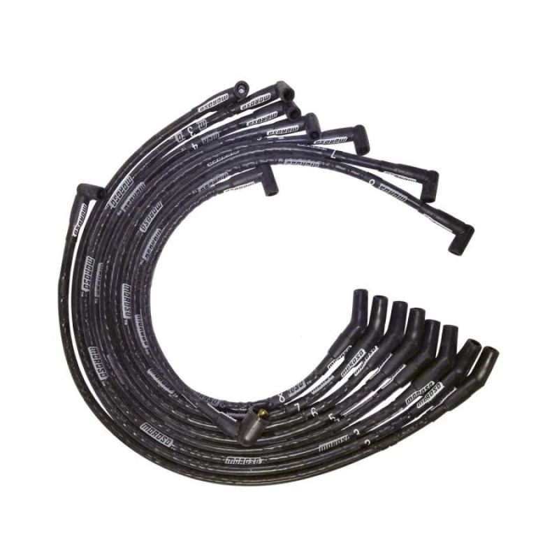 Moroso BB Fod 351C/390/429/460 Sleeved HEI 135 Ends Ultra Spark Plug Wire Set - Black-thumbmail-1