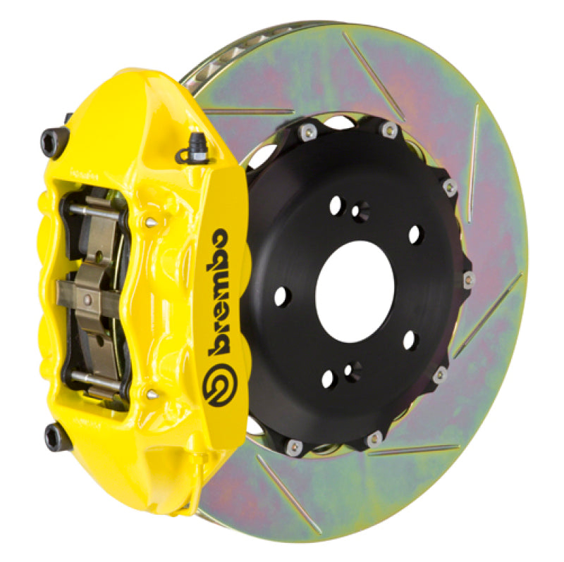 Brembo 16+ Miata MX-5 (ND) Front GT BBK 4 Piston Cast 328x28 2pc Rotor Slotted Type-1- Yellow-thumbmail-1