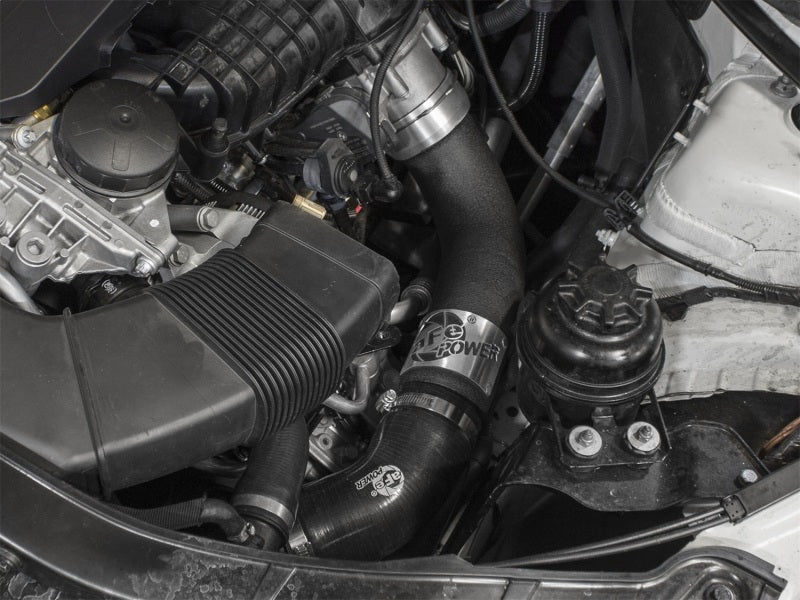 aFe BladeRunner 3in Black Intercooler Tube Cold Side w/ Couplings & Clamps 11-13 BMW 335i 3.0L (t)-thumbmail-2
