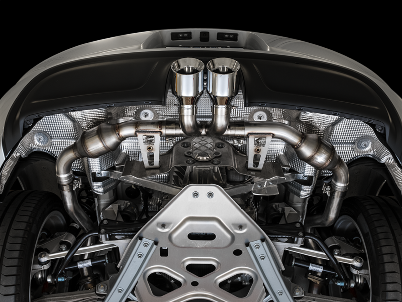 AWE Tuning Porsche 718 Boxster / Cayman Touring Edition Exhaust - Chrome Silver Tips-thumbmail-6