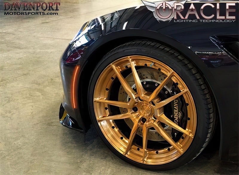 Oracle Chevrolet Corvette C7 Concept Sidemarker Set - Tinted - No Paint-thumbmail-13
