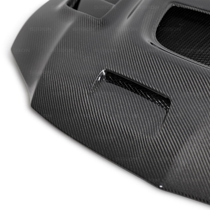 Seibon 03-07 Mitsubishi Evo 8 & 9 CW Carbon Fiber Hood-thumbmail-7