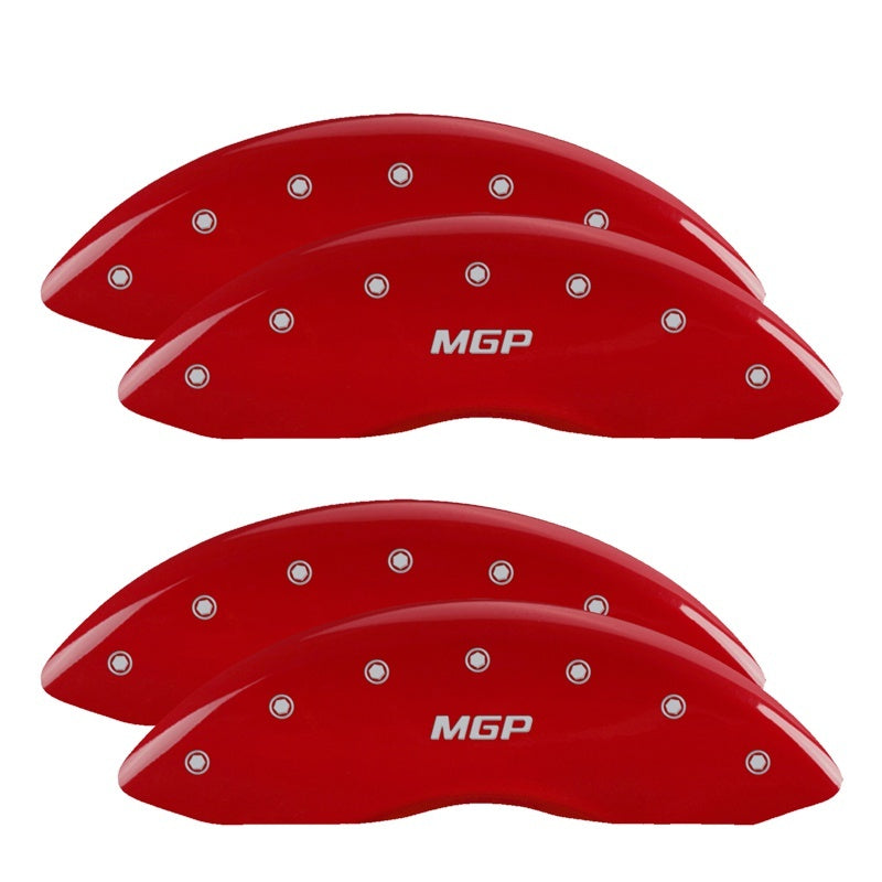 MGP 4 Caliper Covers Engraved Front & Rear SPORT Red finish silver ch-thumbmail-3