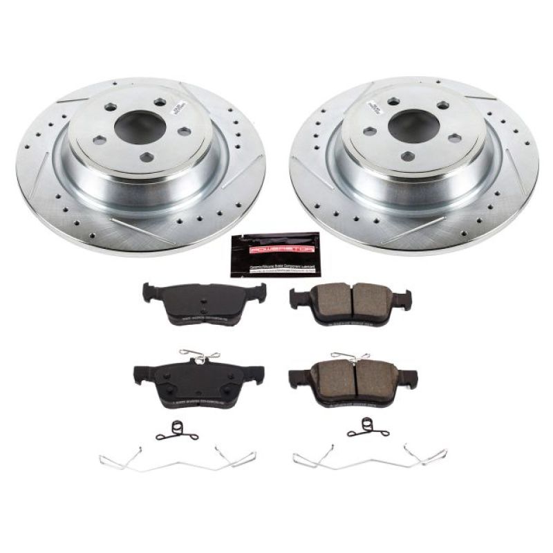 Power Stop 17-18 Lincoln Continental Rear Z23 Evolution Sport Brake Kit-thumbmail-1
