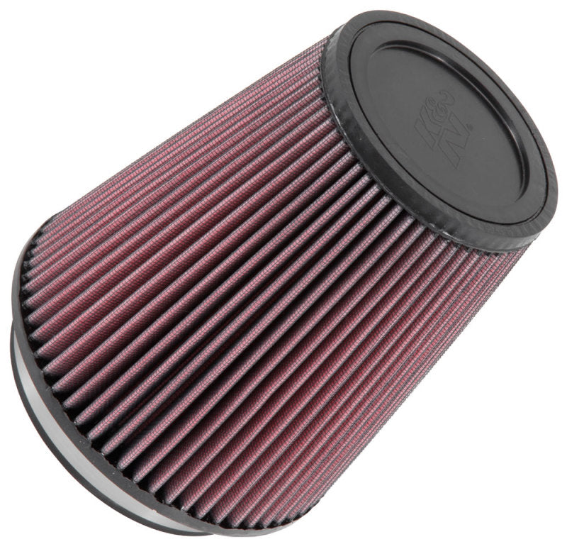 K&N Filter Universal Rubber Filter 5 inch Flange 6 1/2 inch Base 4 3/8 inch Top 7 inch Height-thumbmail-6