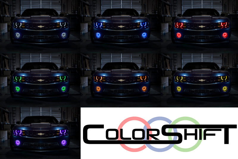 Oracle Chevrolet Camaro RS 10-13 Halo Kit - ColorSHIFT w/ 2.0 Controller-thumbmail-2