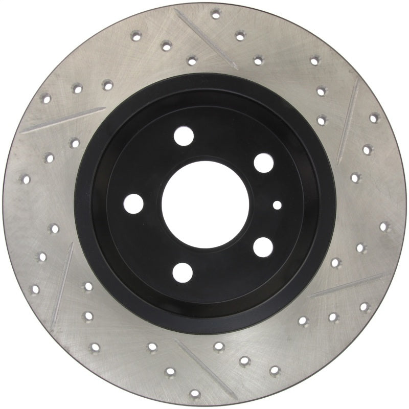 StopTech Power Slot 09-10 Audi A4/A4 Quattro / 08-10 A5 / 10 S4 Rear Right Drilled & Slotted Rotor-thumbmail-12