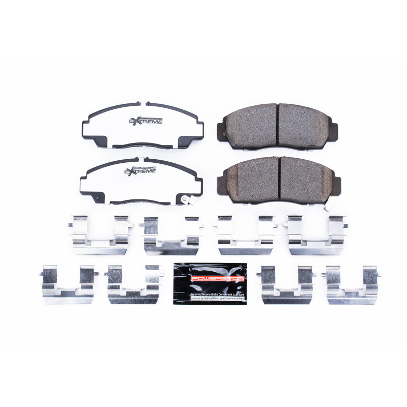 Power Stop 01-03 Acura CL Front Z26 Extreme Street Brake Pads w/Hardware-thumbmail-2