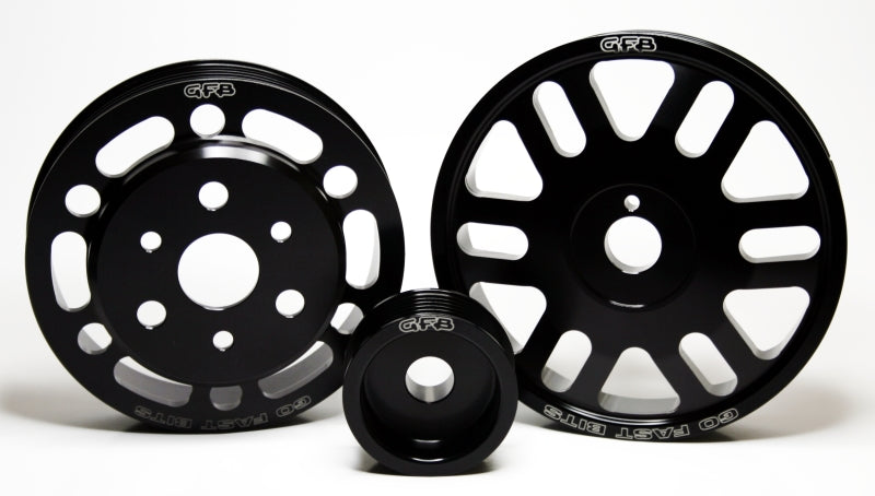 GFB 13 Subaru BRZ / 13 Scion FR-S 3 Pc L/W Pulley Kit (Inc Crank/Alternator/Water Pump Pulleys)-thumbmail-2