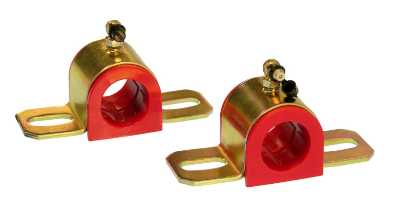 Prothane Universal 90 Deg Greasable Sway Bar Bushings - 1 1/8in - Type B Bracket - Red-thumbmail-1
