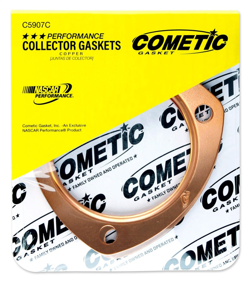 Cometic 3.0in Copper Header Collector - .043in DIA Port/3.875 Bolt Circle-thumbmail-5