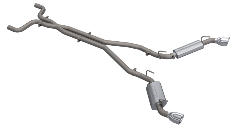 QTP 10-13 Chevrolet Camaro SS 6.2L 304SS AR3 Cat-Back Exhaust w/4.5in Tips-thumbmail-4