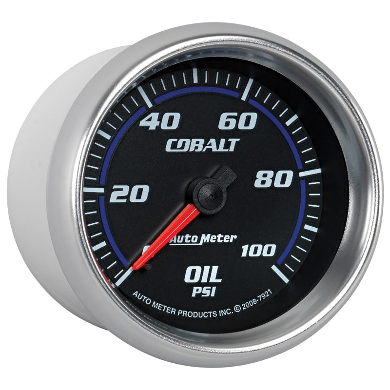 Autometer Cobalt 66mm 0-100 PSI Oil Pressure Gauge-thumbmail-6