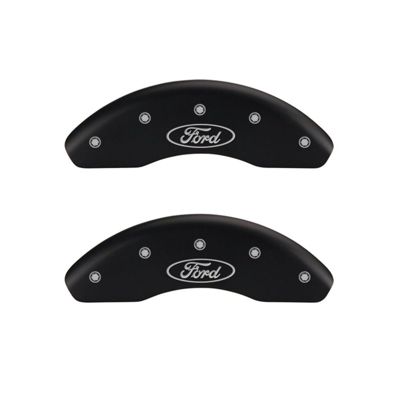 MGP 4 Caliper Covers Engraved Front 2015/Mustang Engraved Rear 2015/Bar & Pony Black fnsh silver ch-thumbmail-2