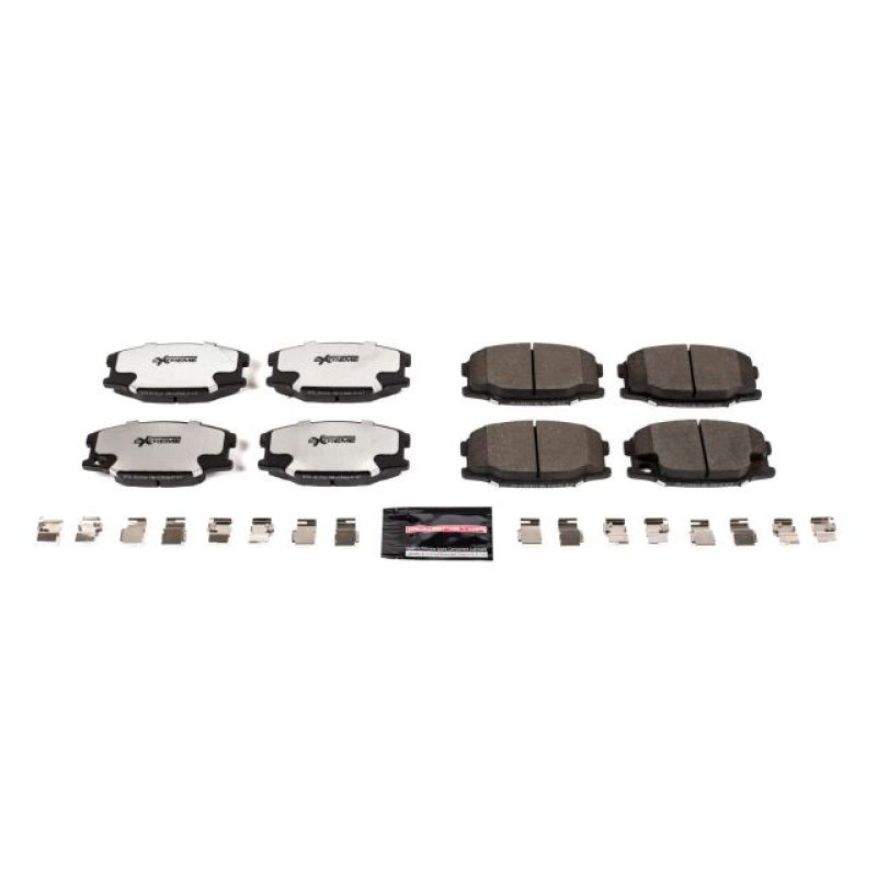 Power Stop 2001 Mitsubishi Fuso FE-CA Front or Rear Z36 Truck & Tow Brake Pads w/Hardware-thumbmail-1
