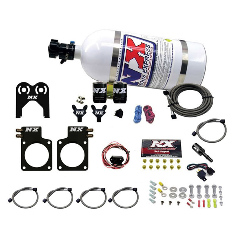 Nitrous Express Nissan GT-R Nitrous Plate Kit (35-300HP) w/10lb Bottle-thumbmail-2