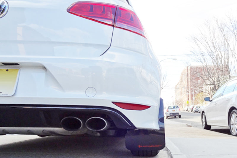 Rally Armor 15-17.5 VW Golf R Black UR Mud Flap w/ Grey Logo-thumbmail-5