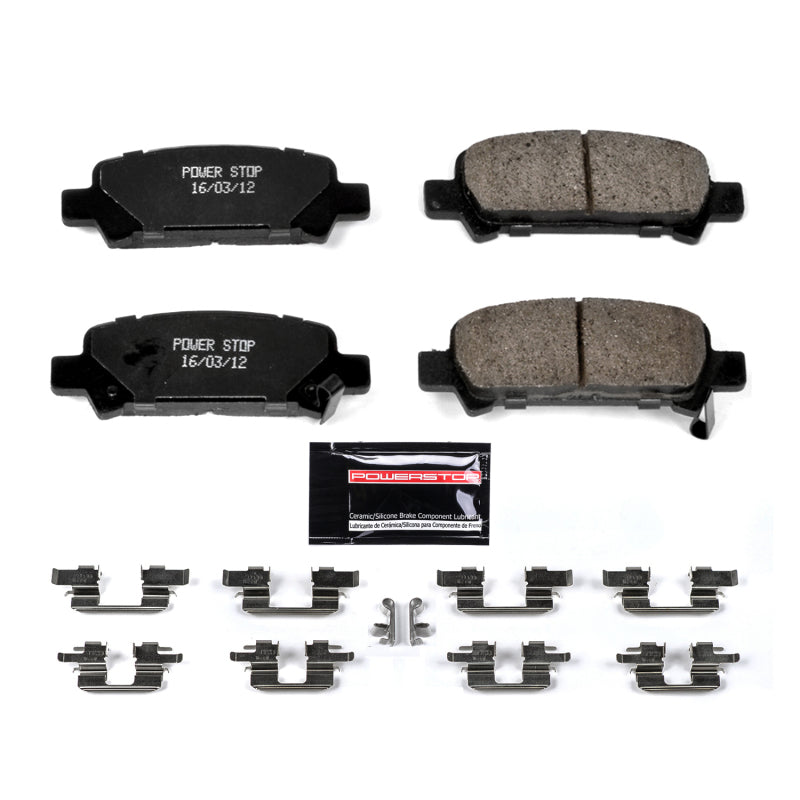 Power Stop 03-06 Subaru Baja Rear Z23 Evolution Sport Brake Pads w/Hardware-thumbmail-2