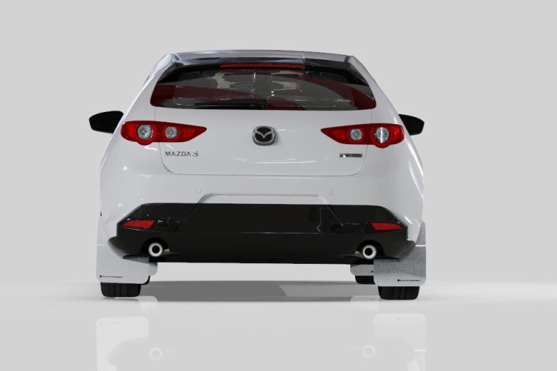 Rally Armor 19-22 Mazda3 GT Sport Hatch Black UR Mud Flap w/ Dark Grey Logo-thumbmail-8