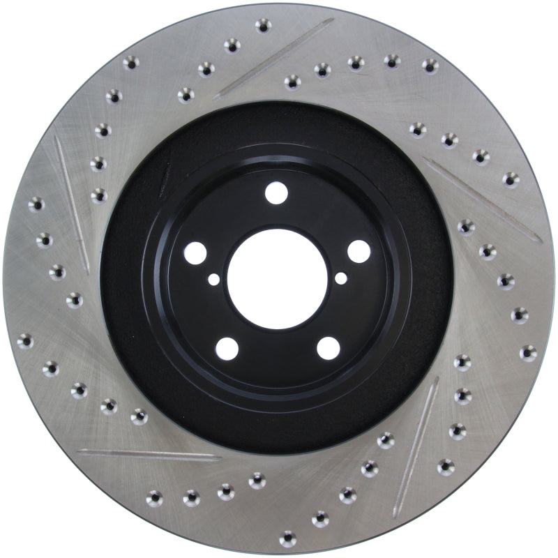 StopTech 02-10 Subaru WRX Slotted & Drilled Left Front Rotor (exc. STi)-thumbmail-21