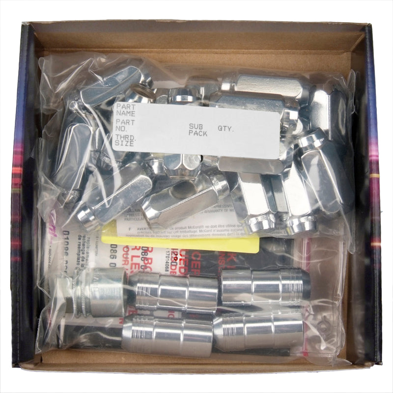 McGard 6 Lug Hex Install Kit w/Locks (Cone Seat Nut) M14X1.5 / 22mm Hex / 1.945in. Length - Chrome-thumbmail-8
