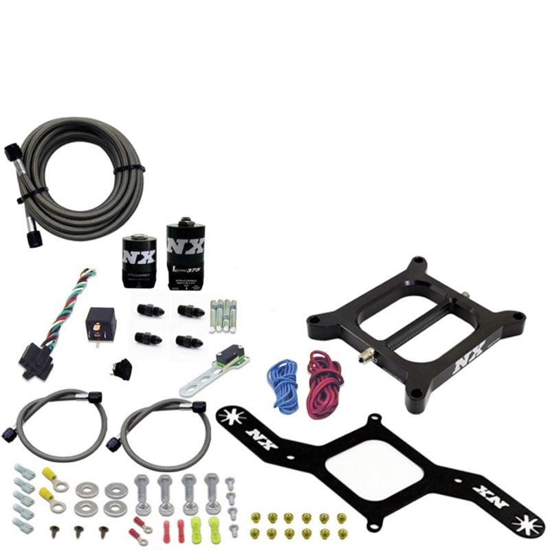 Nitrous Express 4150 RNC Conventional Nitrous Plate Kit w/.375in Solenoid w/o Bottle-thumbmail-2