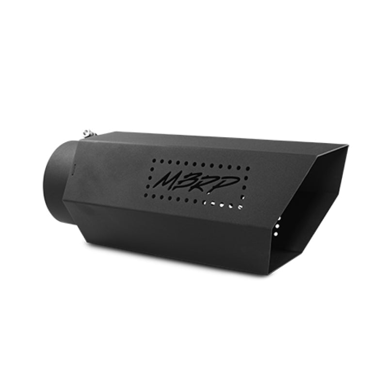MBRP Universal Hex Tip 5in Inlet 16in length w/o Logo - Black Coated-thumbmail-3